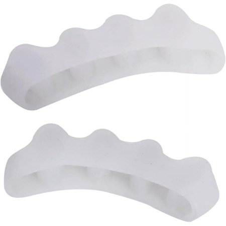 1 Pair Gel Silicone Toe Straighteners Separator Valgus Bunion Spacer