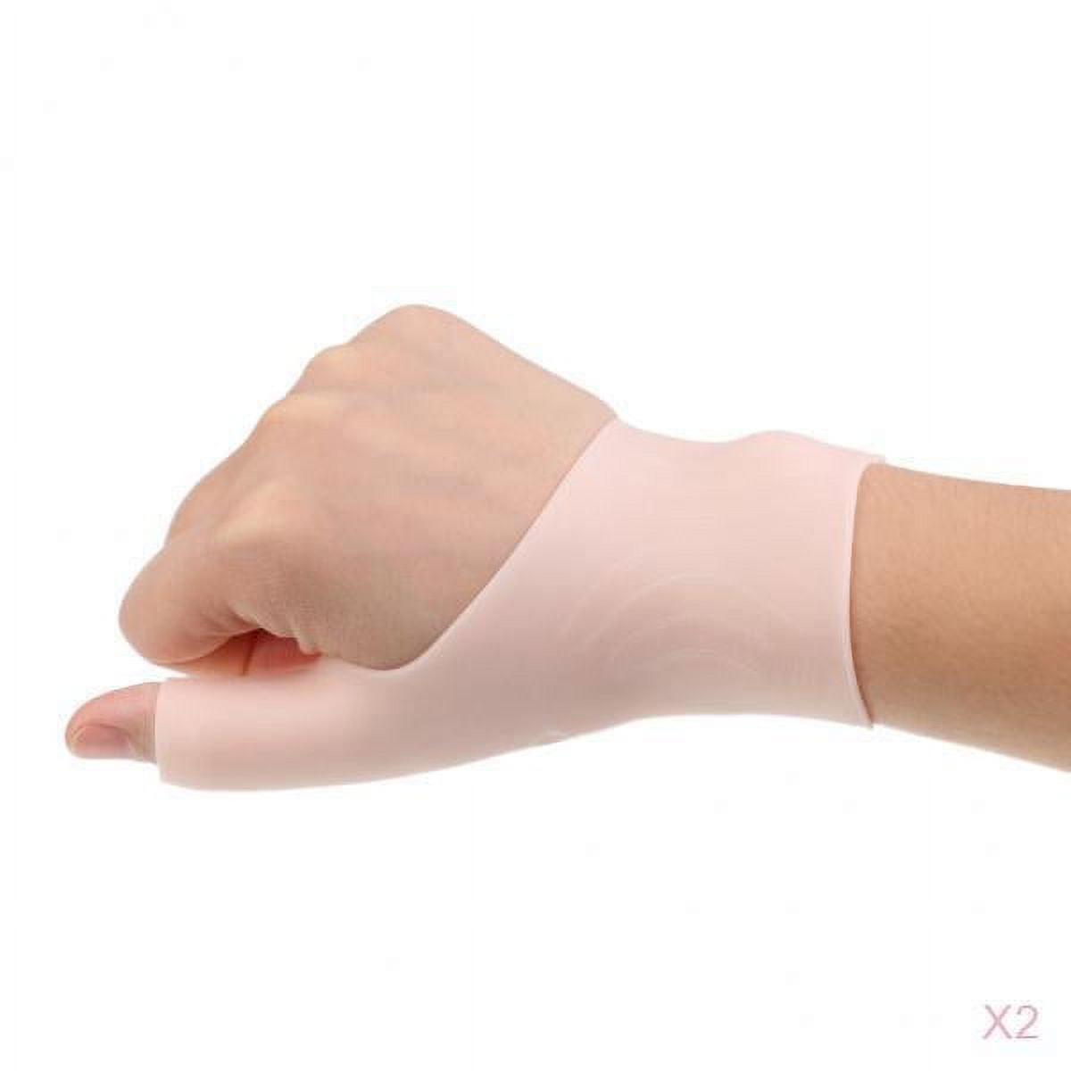 1 Pair Gel Thumb Wrist Support Gloves For Right Left Hand Pain