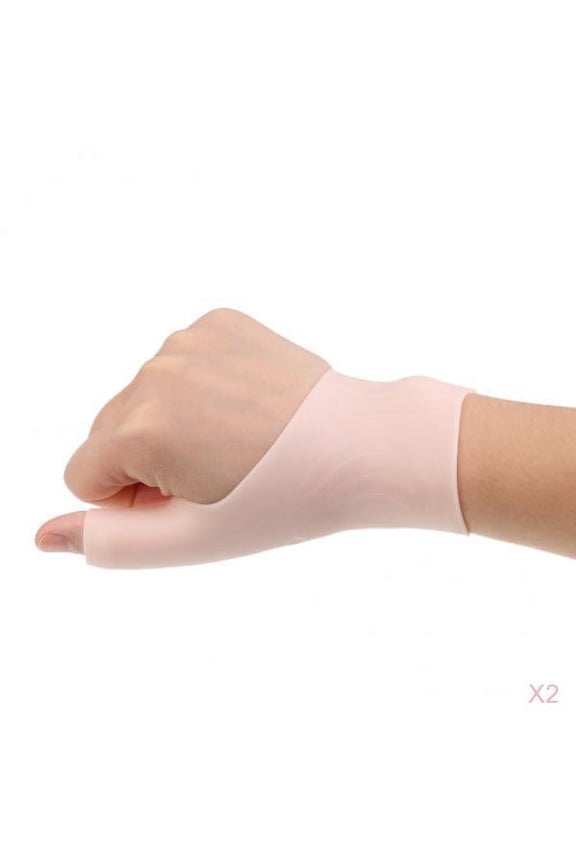 1 Pair Gel Thumb Wrist Support Gloves For Right Left Hand Pain Stiffness Joint Soreness Relief