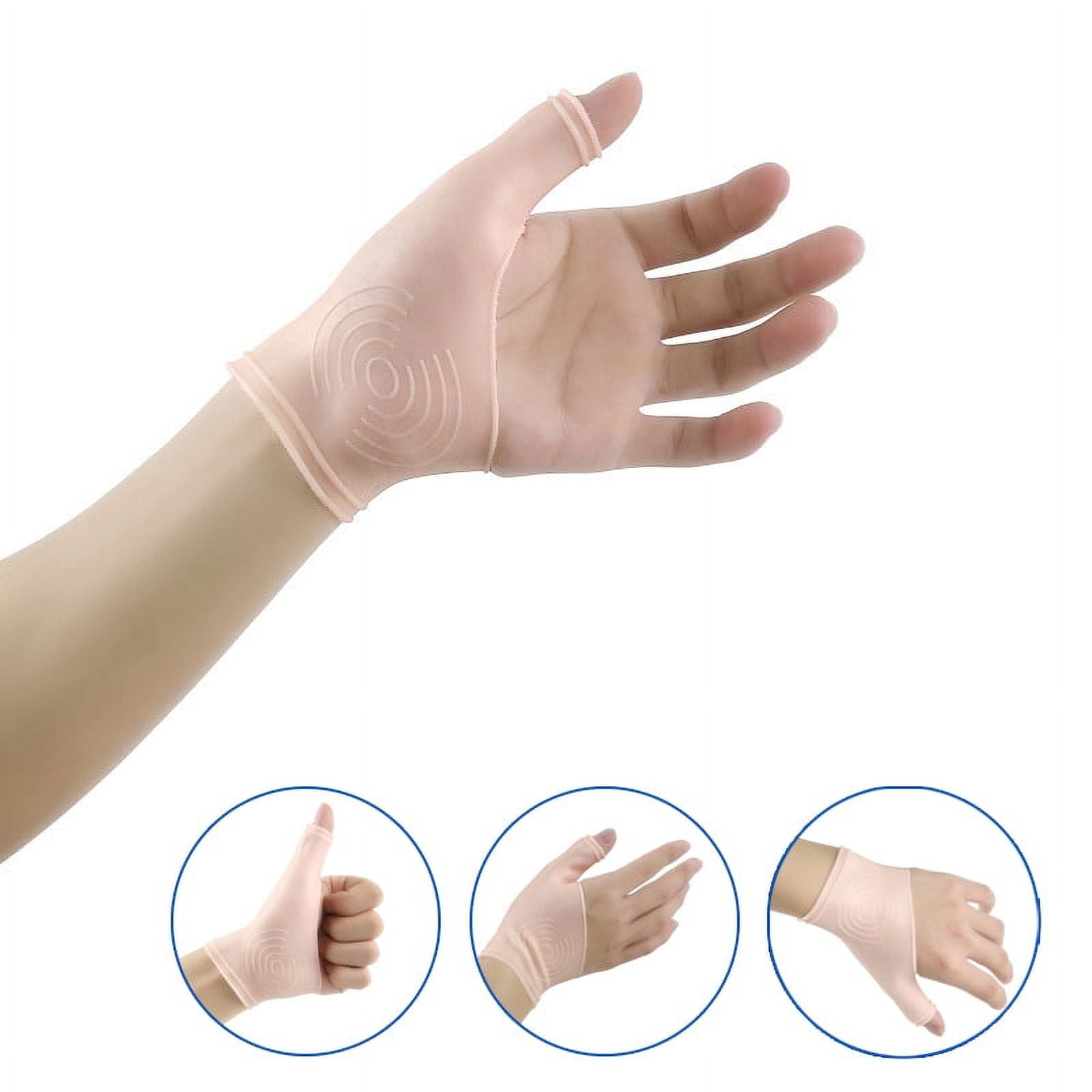 1 Pair Gel Wrist Thumb Brace Arthritis Gloves Silicon Wrist Brace for