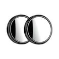thumbnail image 1 of 1 Pair Glass Lens Blind Spot Mirrors Round 360° Side Rear View Mirror For Car B6P9, 1 of 1