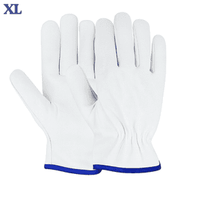 Paknada Premium Goatskin Leather Work Gloves, Comfortable for Construction and Outdoor Use