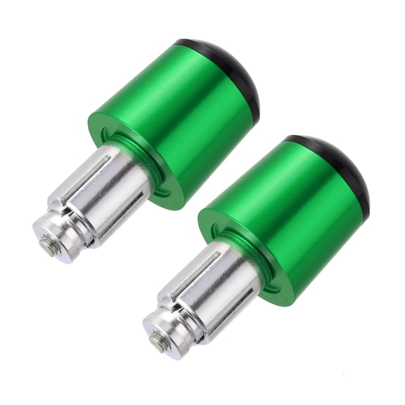 1 Pair Green Universal 7/8" 18mm Hand Grips Handlebar End Caps Plug Bar End Non-Slip for Motorcycle