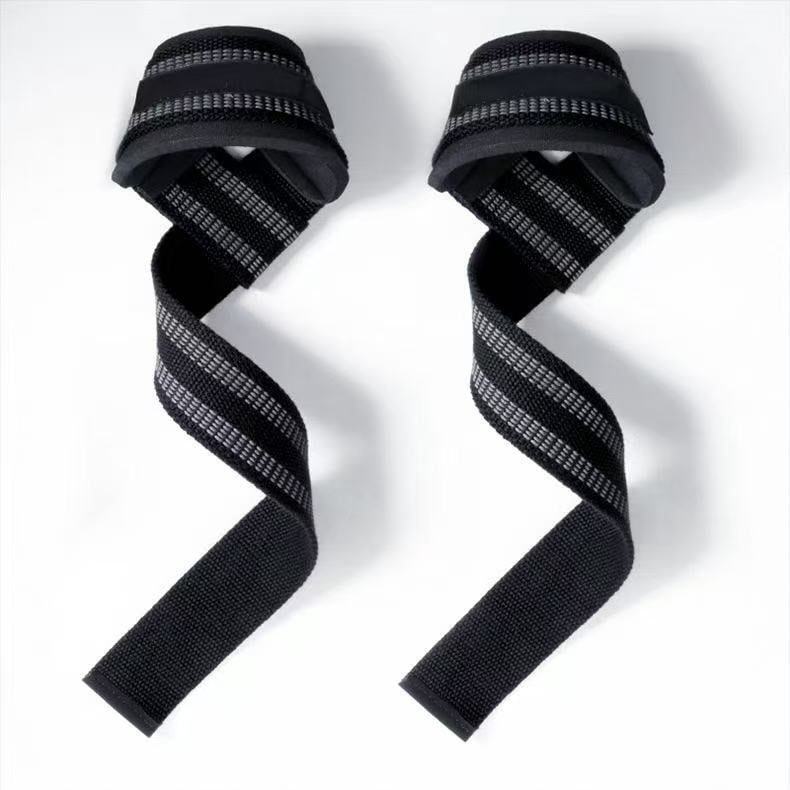 (1 Pair) Grip Lifting Straps for Weightlifting and Strength ,   and Padded Wrist Wraps, Gym Deadlift for Men & Women
