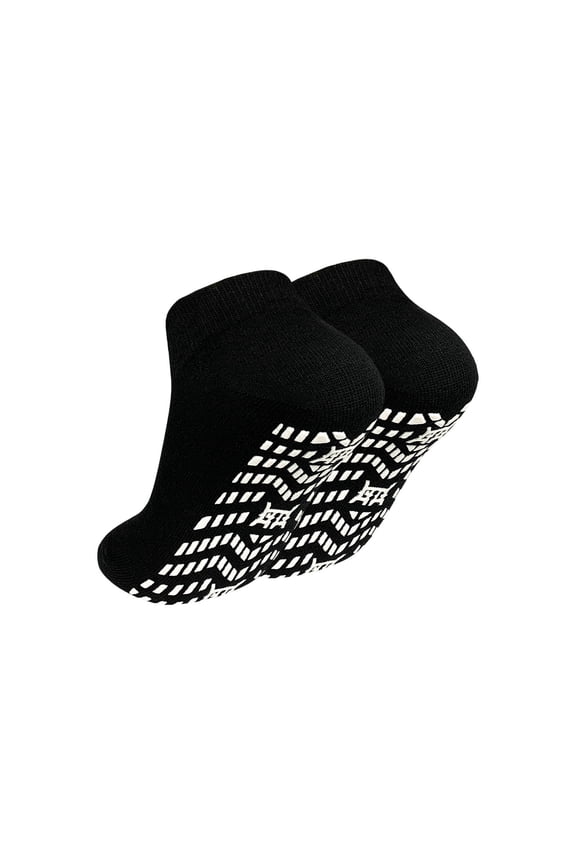 1 Pair Grip Pilates Socks for Women, AMITOFO Non-slip Yoga Athletic Socks for Barre Ballet Barefoot Workout Hospital