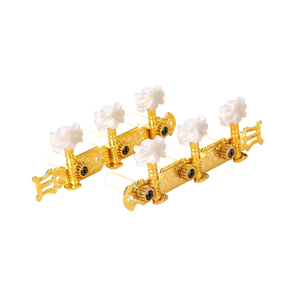 1 Pair Guitar String Knobs Guitar Tuners Metal Texture for Stable ...