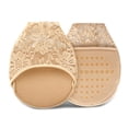 thumbnail image 1 of 1 Pair Half Toe Socks Women Lace Toe Socks No Show Liner Invisible Toeless Socks Forefoot Non-Slip Insoles Pads, 1 of 8