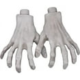 thumbnail image 1 of 1 Pair Halloween Skeleton Hands Realistic Plastic Skeleton Zombie Hands for Halloween Terror Scary Props Decorations, 1 of 6