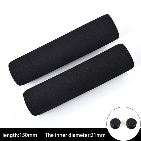 1 Pair Handlebar Foam Cover 150mm Bicycles Bike Handlebar Tube Sponge Foam Handle Bar Grips Kits Sets Waterproof And Anti-slip Sponge Covers Cycling Parts