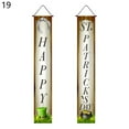 thumbnail image 1 of 1 Pair Hanging Ornament Eye-catching Wide Application Polyester Green Leprechaun Porch Sign Household Supplies, 1 of 8