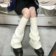 1 Pair Harajuku Japanese Lolita Leg Warmers Gothic Knit Long Socks Leggings Gaiters Knee Goth Winter Cuff Ankle Heap Sock