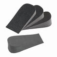 thumbnail image 1 of 1 Pair Hard PU Leather Height Increase Insole Sneakers Heel Insert Heighten Half Insoles 1-3cm Shoe Pads Insoles for Men Shoes, 1 of 6