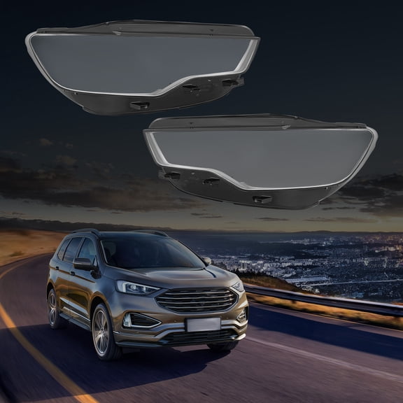 1 Pair Headlight Lens Covers Left&Right Headlamps Cover Direct Replacement For 2011-2015 Audi A6 C7