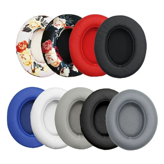 1 Pair Headphone Ear Pads Replacement Headset Accessory for Studio 2 0/3 0 Black