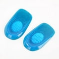 thumbnail image 1 of 1 Pair Heel Cup Plantar Fasciitis Shoe Inserts Silicone Feet Heel Orthopedic Cushion Foot Pain Relief Fast Gel Heel Pads Insole Foot Care, 1 of 7