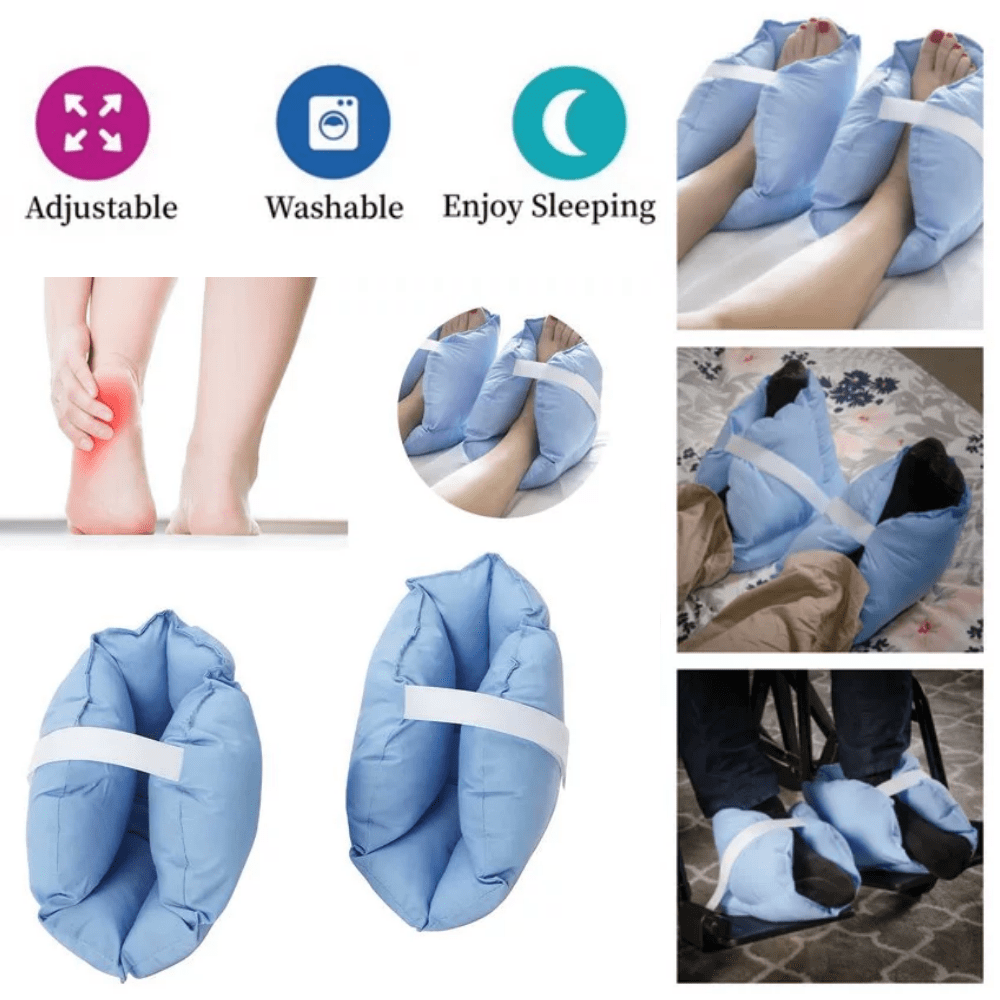 1 Pair Heel Cushion Protector Pillow to Relieve Pressure from Sores and