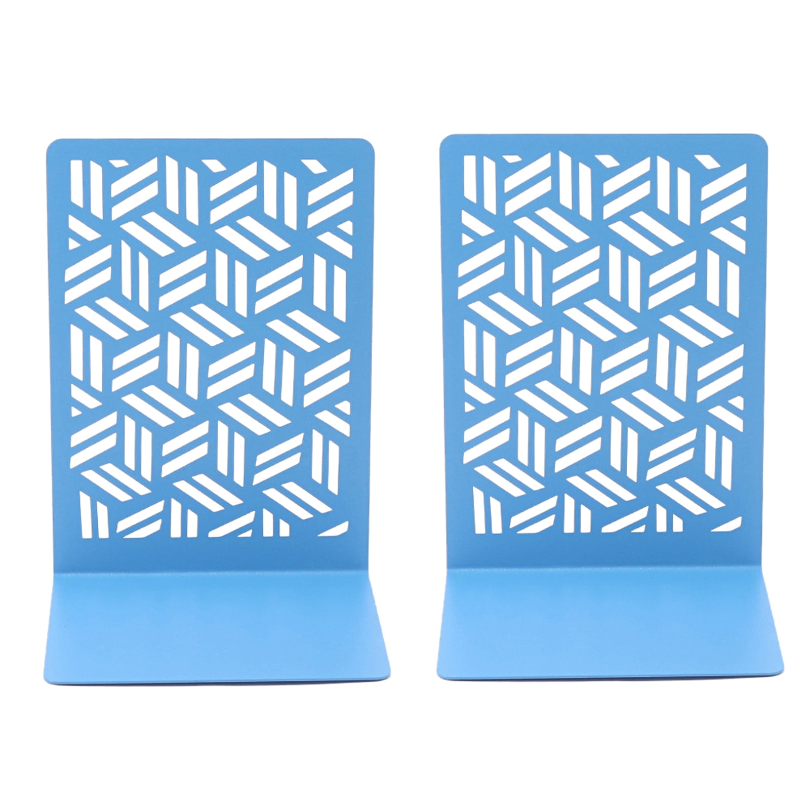 Photo inspiration: Picture Idea: 1 Pair Hollow Bookends Metal Book Stands Simple Book Stoppers