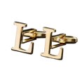thumbnail image 1 of 1 Pair Initial Cufflink for Men A-Z Letter Cufflinks Tuxedo Shirt Classic Cufflinks Business Wedding Gifts for Men, 1 of 5