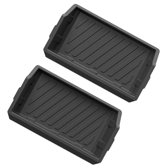 Silicone Hide Storage Tray Box Automotive Accessories Waterproof 1 Pair Under Seat Organizers for 2023-2025