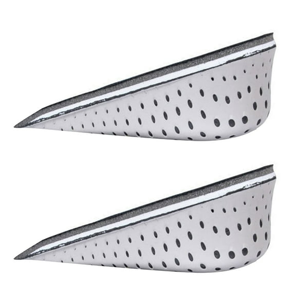 1 Pair Invisible Heel Lifting Shoe Inserts Cushion Pads Height Increase Insoles with Thick Fleece for Women and Men