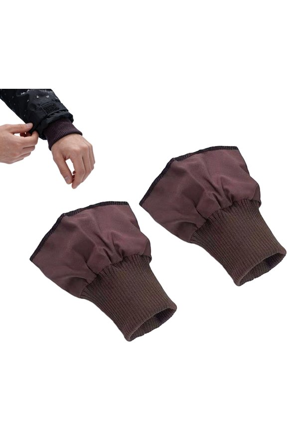 1 Pair Jacket Cuffs, Ribbing Cuffs Extender, Coat Sleeve Replacement Material, Sleeve Rib Extender for Workwear Coat Down Jacket Sweater Shirt Windbreaker Uniform