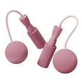 thumbnail image 1 of 1 Pair Jump Rope Professional Heavy Duty Ball Bearing Fitness Cordless Weighted Jump Rope Exercise Equipment-Pink, 1 of 4