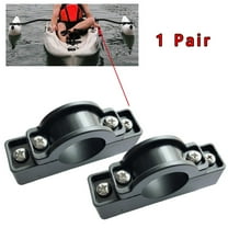 1 Pair Kayak Canoe Standing Float Stabilizer Outrigger Mount Holder Pole Clip Canoe Stabilizer Mounting Bracket for Fishing Boats