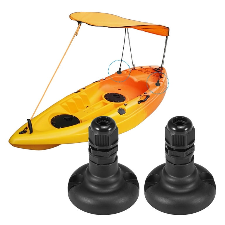 1 Pair Kayak Canopy Mount Base Hardware Kit for Boat Canoe Awning Sun Shade  