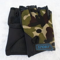 1 Pair Kids Children Bike Bicycle Cycling Half Finger Fingerless Sports Gloves