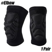 1 Pair Knee Elbow Pads Brace Support for Cycling Snowboard Roller Skating Skateboard Extreme Sports Protective Gear Kneepads Elbow XL