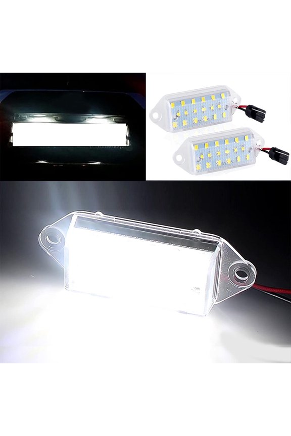 1-Pair LED Licence Plate Light 8341A099 For Mitsubishi Lancer EVO VIII IX EVO X