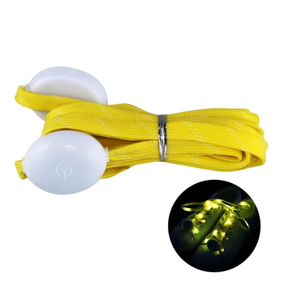 1 Pair LED Light Up Shoelaces LED Lighting Shoe Laces for Night Safety Running Biking, Cosplay, Hip-hop Dance