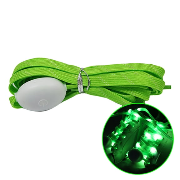 1 Pair LED Light Up Shoelaces LED Lighting Shoe Laces for Night Safety Running Biking, Cosplay, Hip-hop Dance