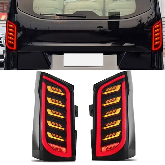 1 Pair LED Tail Lights Brake Lamp For Mercedes VITO Viano Metris W447 2016-2023