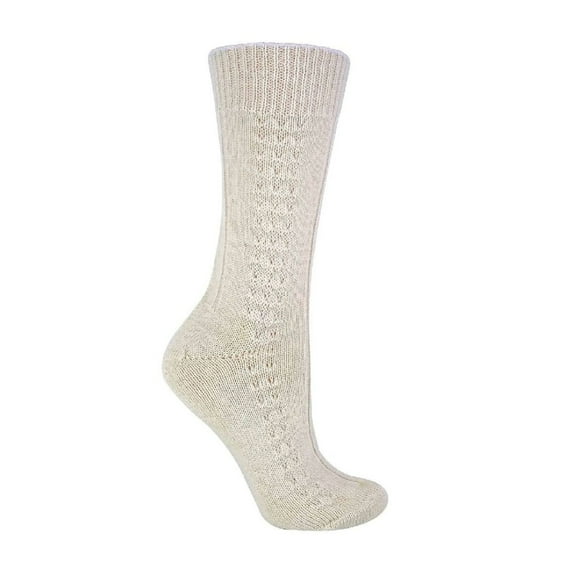 1 Pair Ladies Soft Cosy Knitted 100% Pure Wool Bed Socks