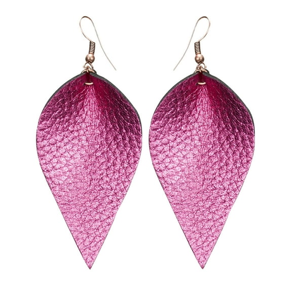 1 Pair Leaf Leather Lightweight Earrings Handmade Earrings Earrings Earrings