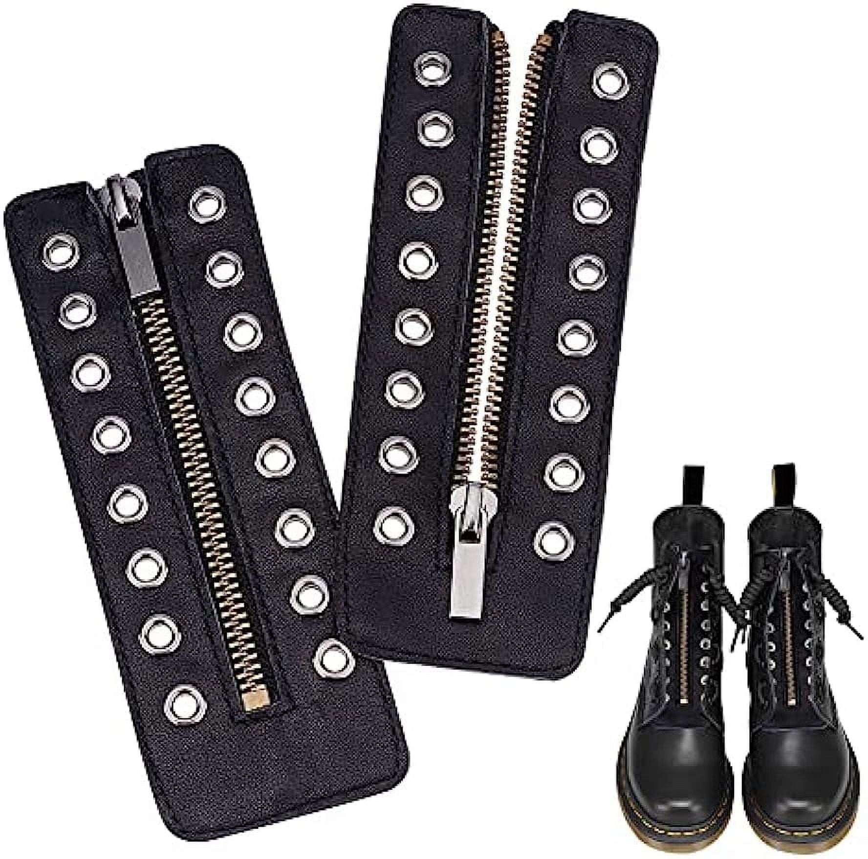 Mua Soletec Leather Lace-in Boot Zipper Inserts for All Brands, Tieless  Shoe Laces trên  Mỹ chính hãng 2023