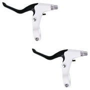 1 Pair Mountain Bike Brake Levers Left and Right Hand Handlebar Levers for Cycling Riding Control