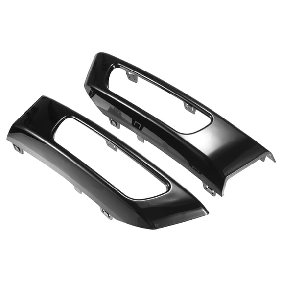1 Pair Left Right Side Fog Light Grille Cover Trim Fit for Range Rover Sport 2014 2015 2016 2017 Black