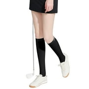 1 Pair Leg Sleeves Women Icy Leg Socks Sun Guard Cool Golfing Stockings