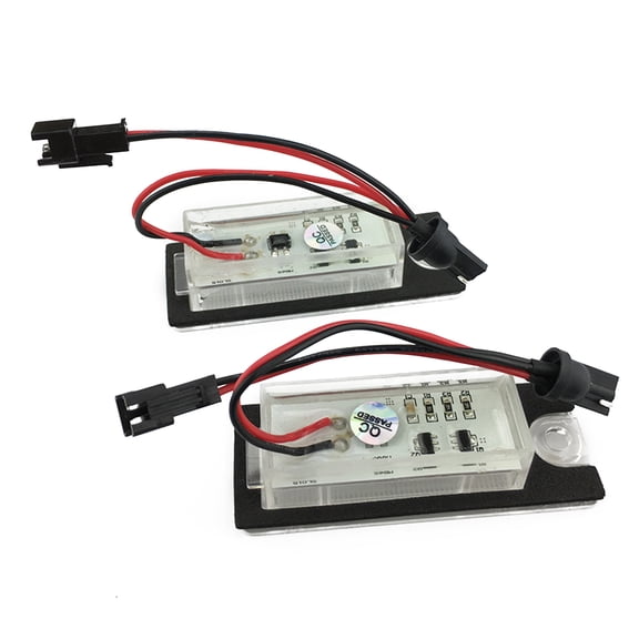 1 Pair License Plate Lamp LED Light Error Free for Volvo