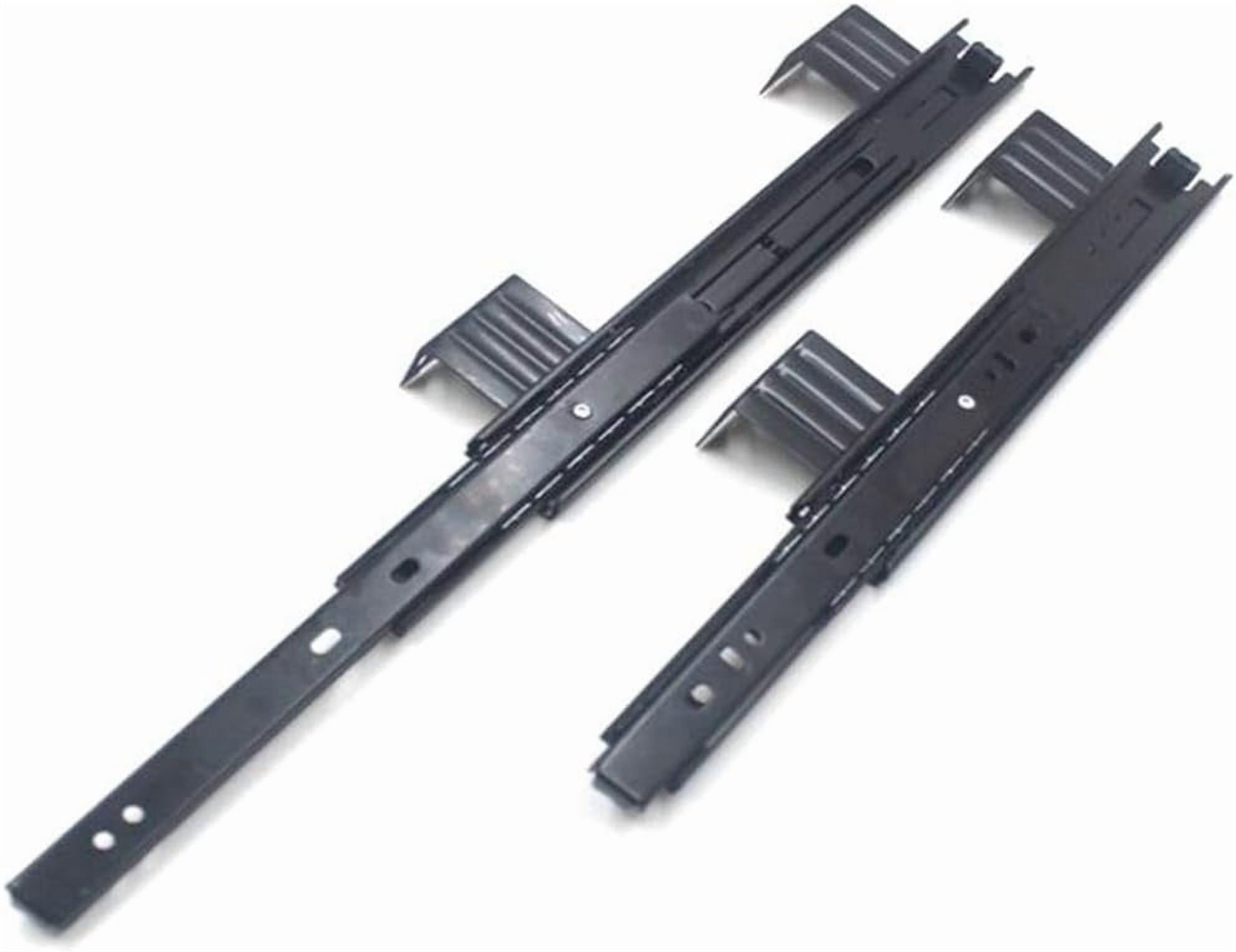 Drawer Railing Section 1 Pair Lift The Keyboard Slide,10/12inch Heavy Duty Metal Computer ...