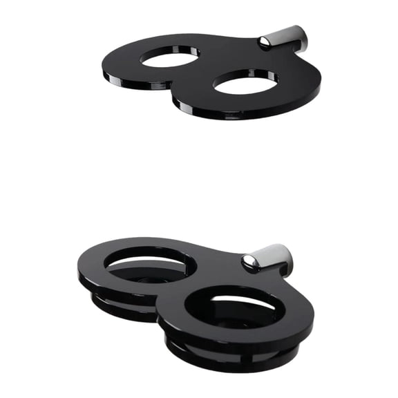 1 Pair Lightsaber Stand Display Rack Acrylic Vertical Wall Mount Bracket for Collectors Home Office