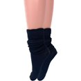 thumbnail image 1 of 1 Pair Lightweight Slouch Socks for Women Shoe Size 5-10 (Black), 1 of 6