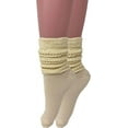 thumbnail image 1 of 1 Pair Lightweight Slouch Socks for Women Shoe Size 5-10 (Ecru), 1 of 6