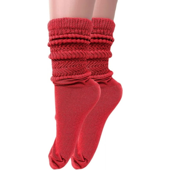 1 Pair Lightweight Slouch Socks for Women Shoe Size 5-10 (Flower)