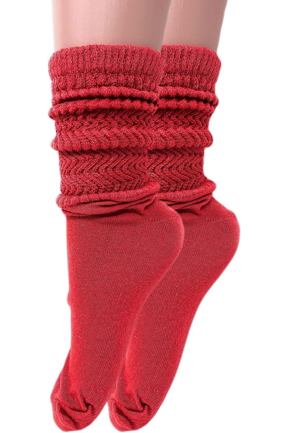 1 Pair Lightweight Slouch Socks for Women Shoe Size 5-10 (Flower)