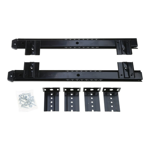 1 Pair Low-Noise Bearing Pull Out Slide for Wooden Keyboard Tray Suspension Bracket Side Mounting Pc Desk