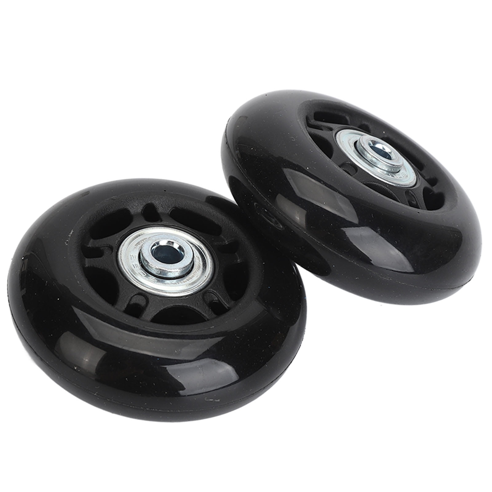 1 Pair Luggage Wheels Replacement, Universal Rubber Caster Wheels 360