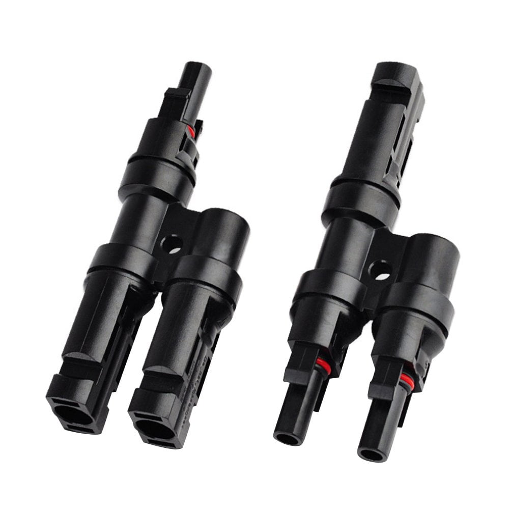 1 Pair Y Solar Panel Connectors, Splitter Cable Connectors Coupler Combiner Tool